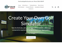 Tablet Screenshot of golftechsystems.com